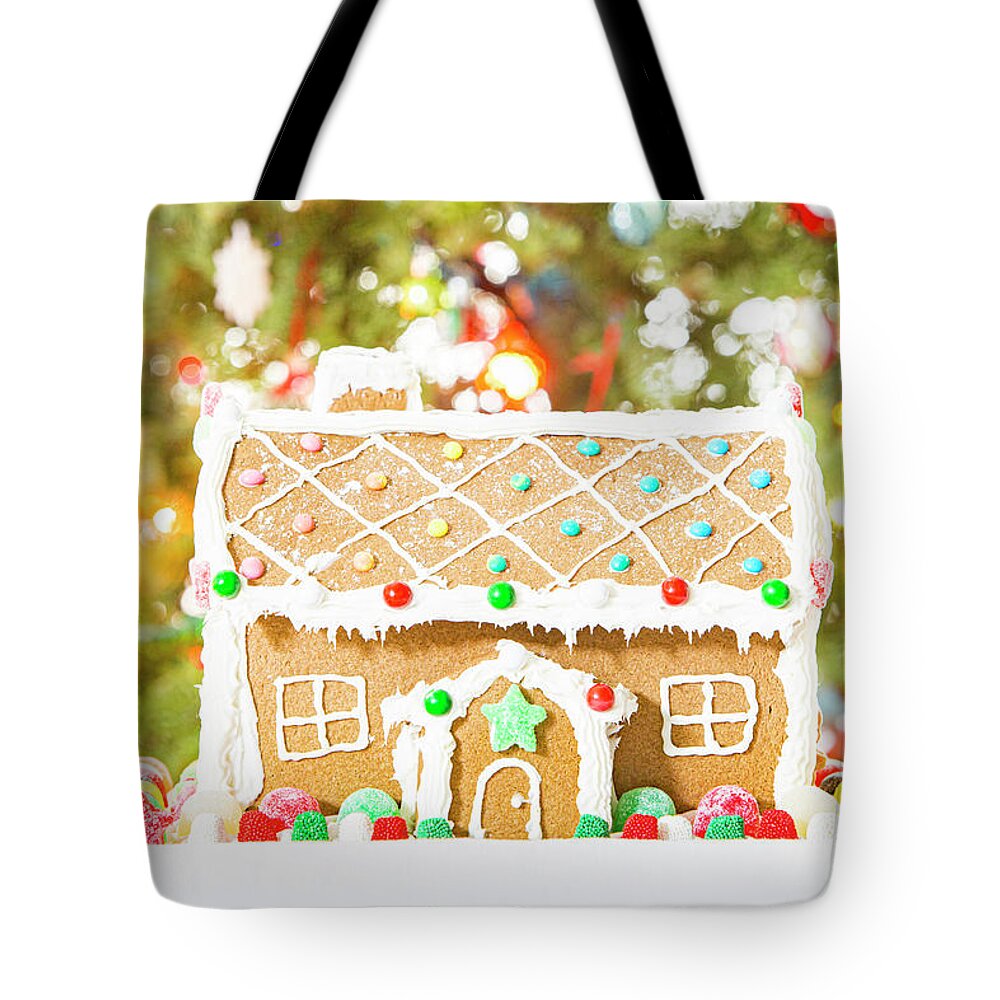 Photography Tote Bag featuring the photograph Gingerbread House by Daniel Knighton