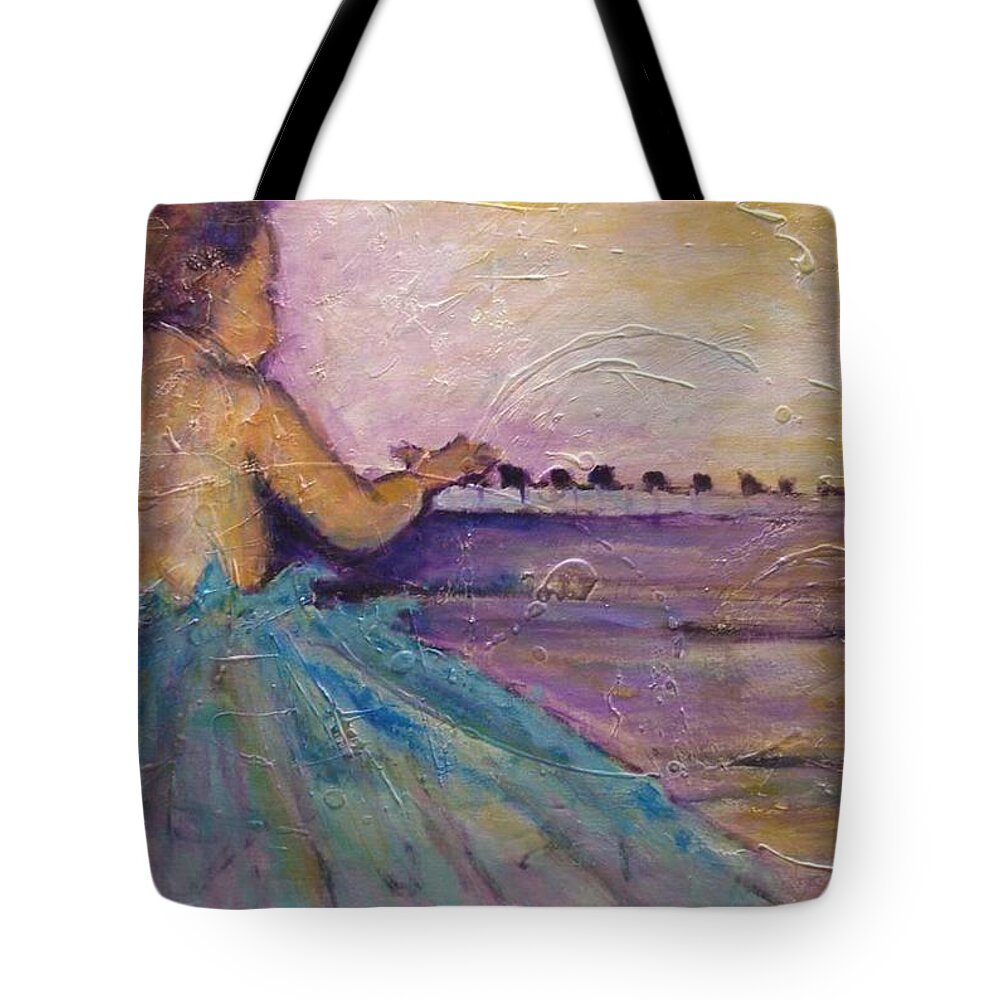 Figurative Tote Bag featuring the painting Girls Just Need To Have Fun by Valerie Greene