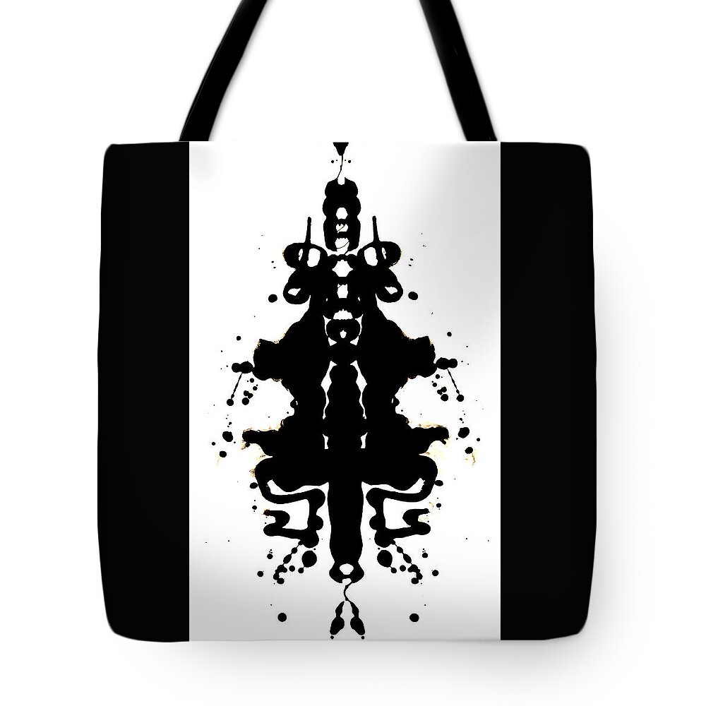 Statement Tote Bag featuring the painting Two Finger Salute by Stephenie Zagorski