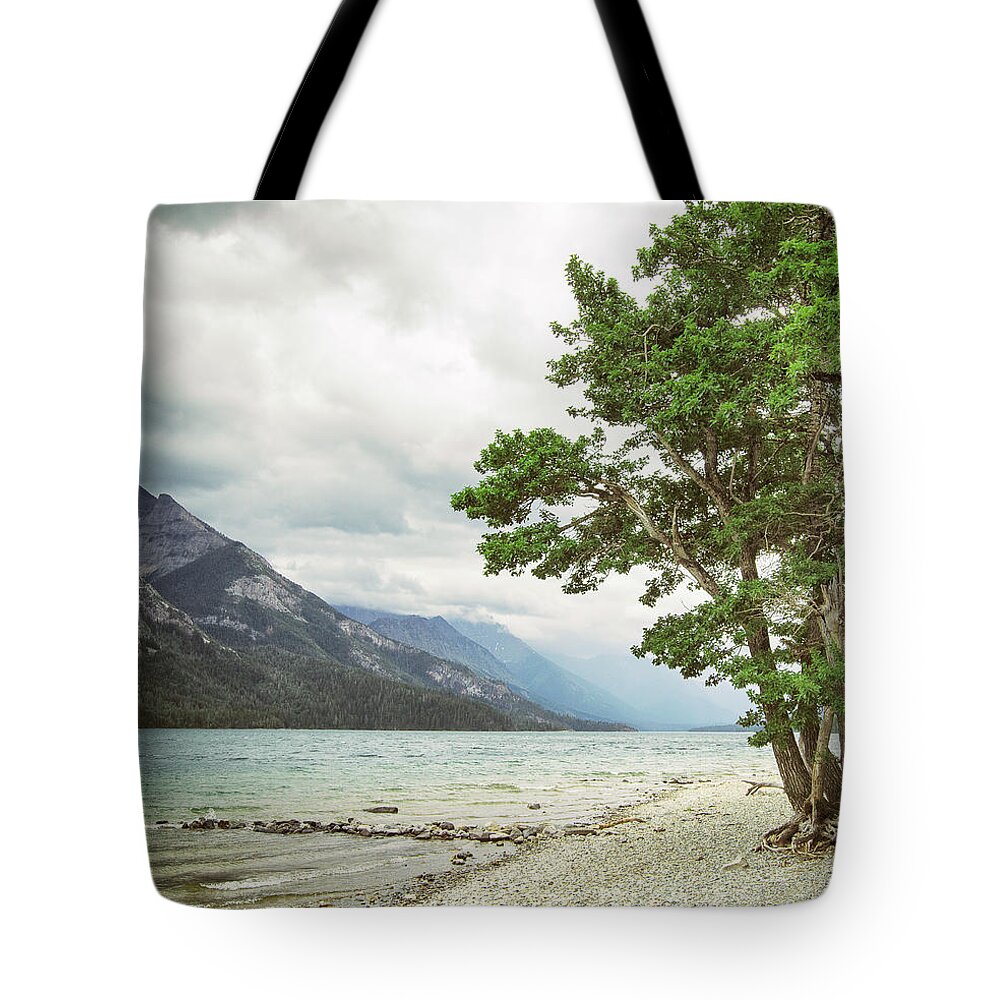 Mountains Tote Bag featuring the photograph Glacier Water by Carmen Kern
