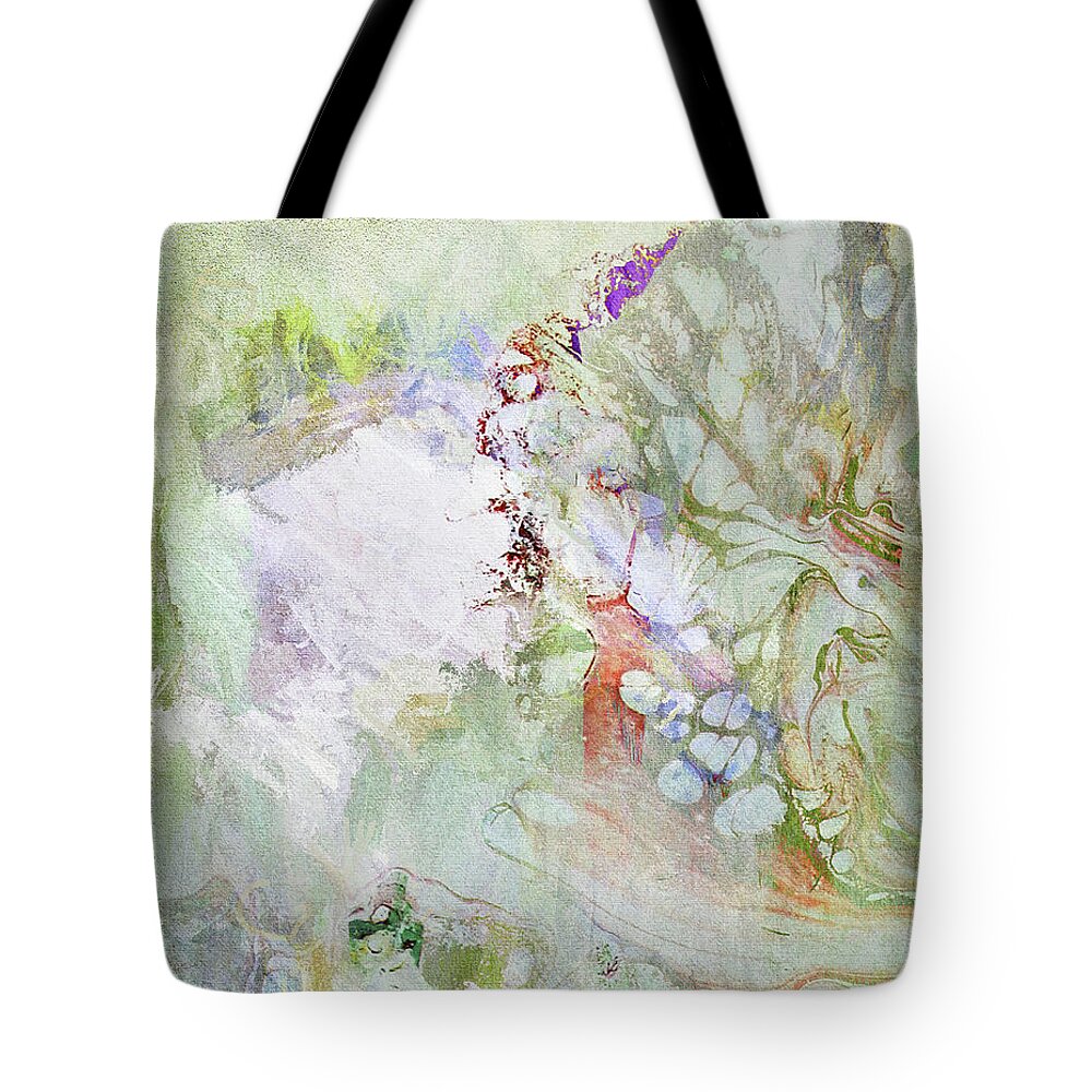 Abstract Tote Bag featuring the photograph Glass Wing by Karen Lynch