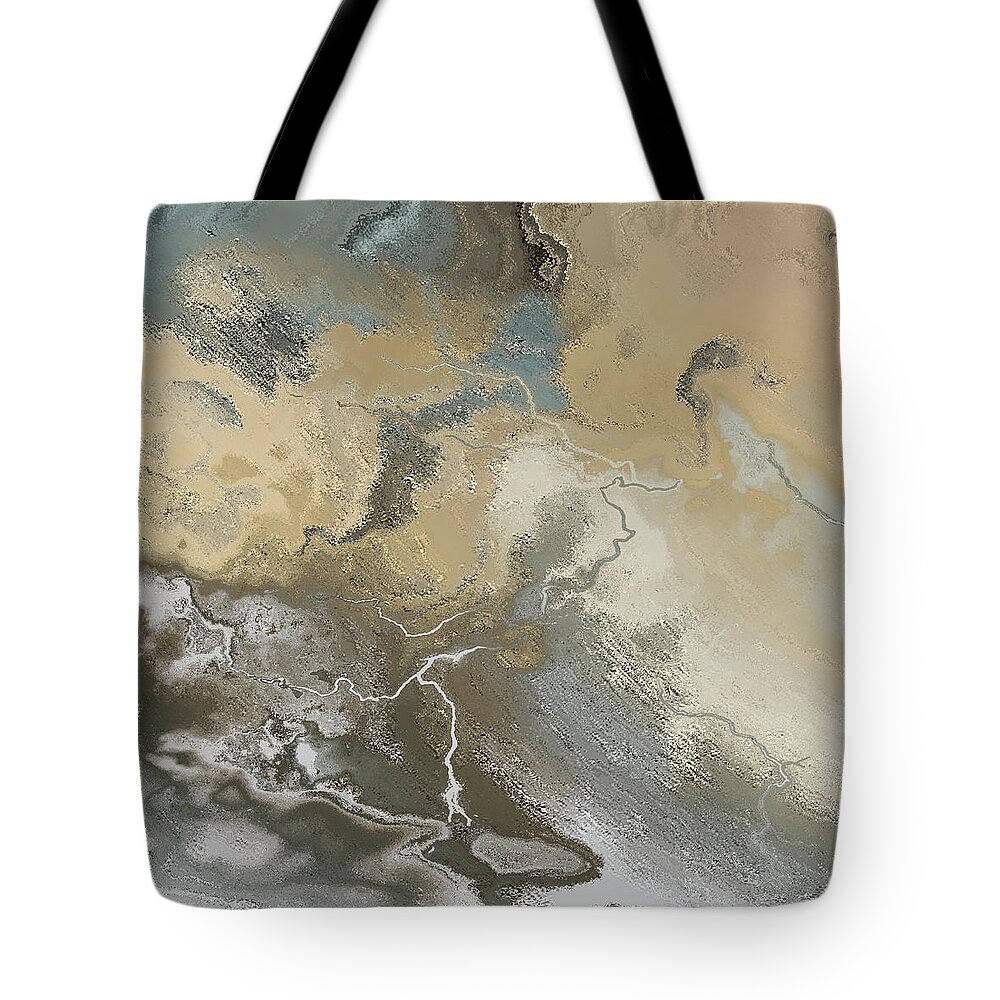 Scottish Tote Bag featuring the painting Glen 3 by John Emmett