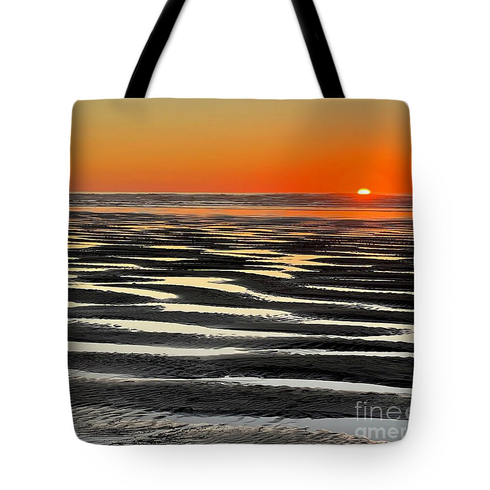 Sunset Tote Bag featuring the photograph Glorious Fleeting Moments Of Wonder by Tanya Filichkin