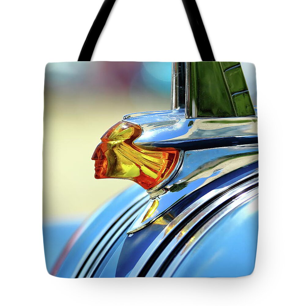 Pontiac Tote Bag featuring the photograph Glowing Chief by Lens Art Photography By Larry Trager
