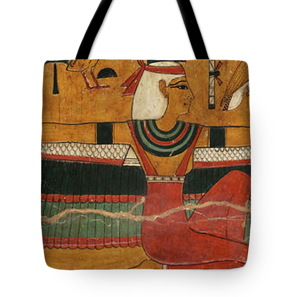 Isis Tote Bag featuring the painting Goddess Isis by Ancient Egypt