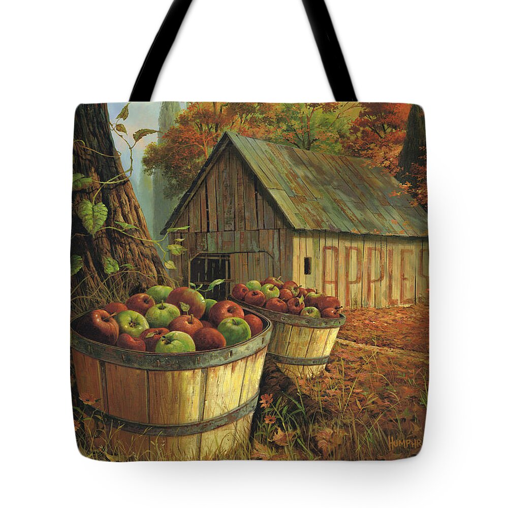 Michael Humphries Tote Bag featuring the painting Gold Country by Michael Humphries