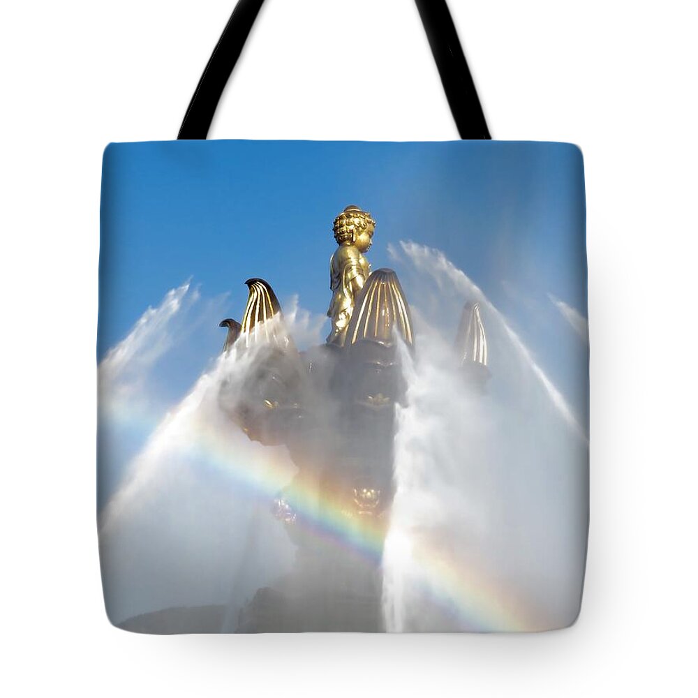 Buddha Tote Bag featuring the photograph Buddha Becoming by Kerry Obrist