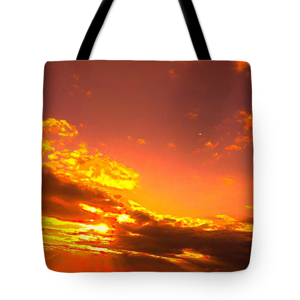  Tote Bag featuring the photograph Golden glory by Trevor A Smith