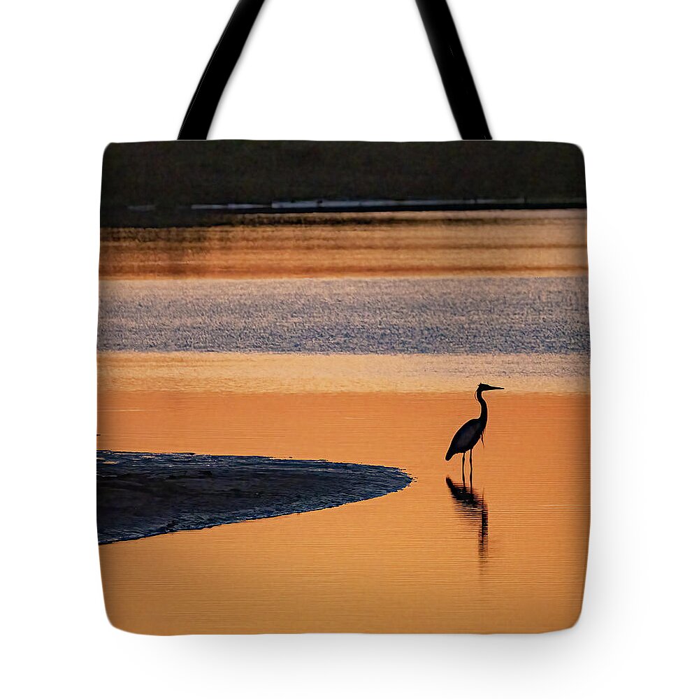 Sunrise Tote Bag featuring the photograph Golden Morning by Jerry Connally