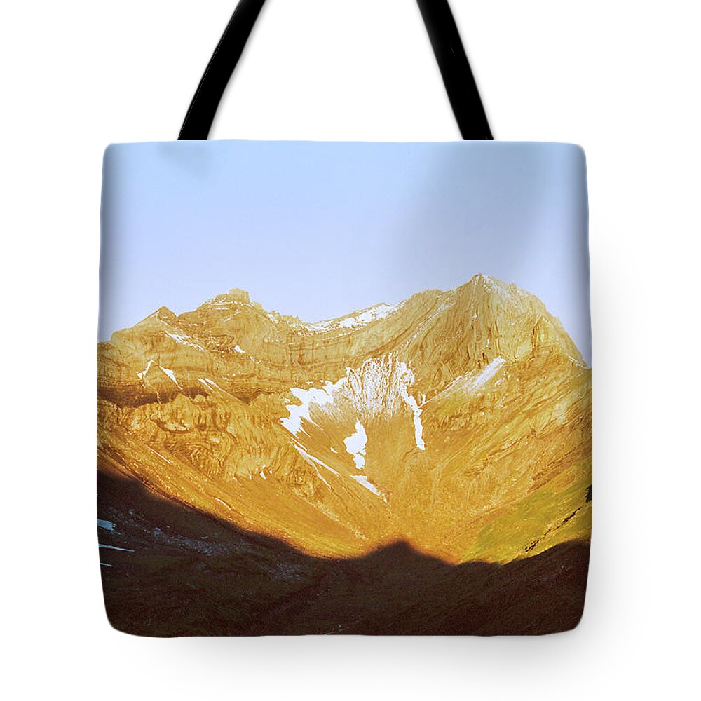 Autumn Tote Bag featuring the photograph Golden sunrise by Barthelemy de Mazenod