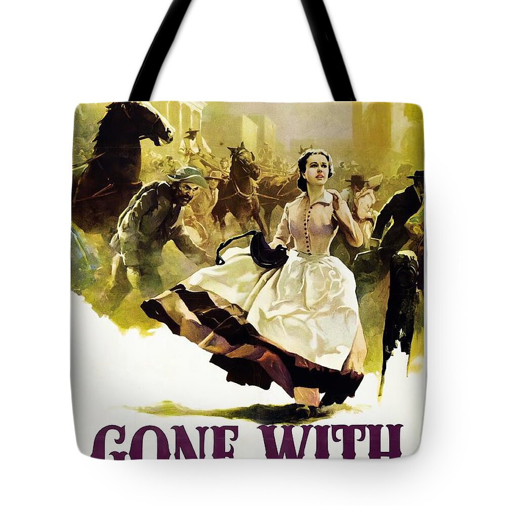 Seguso Tote Bag featuring the mixed media ''Gone With the Wind'', 1939 - art by Armando Seguso by Stars on Art
