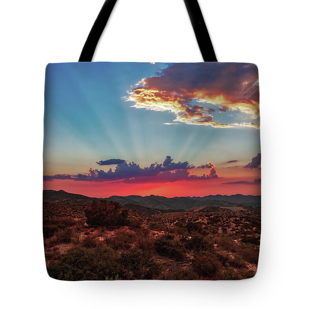 American Southwest Tote Bag featuring the photograph Good Evening Arizona by Rick Furmanek