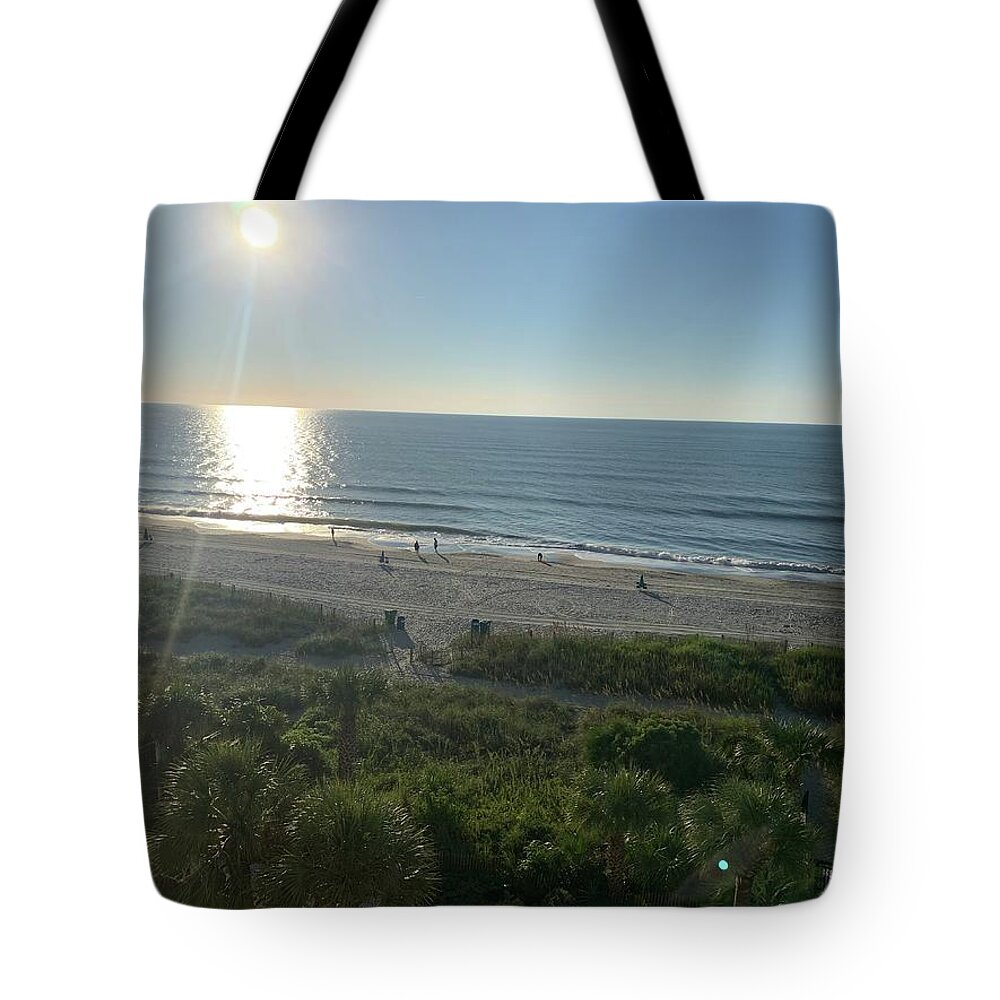 Photography Tote Bag featuring the photograph Good Morning Myrtle Beach by Lisa White