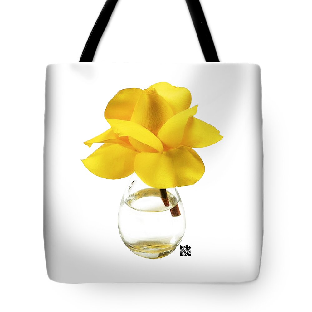 Rose Tote Bag featuring the mixed media Good Morning by Rafael Salazar