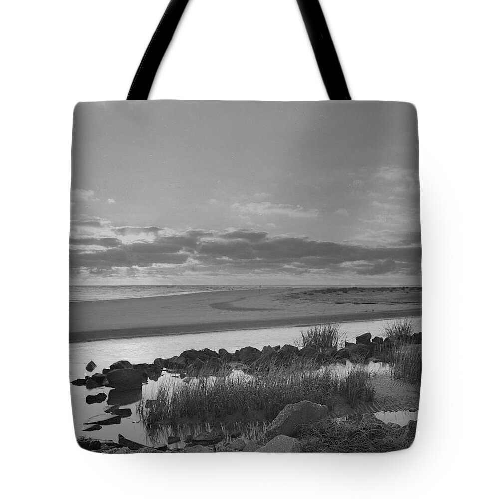 Atlantic Ocean Tote Bag featuring the photograph Gould's Inlet at dawn, St. Simons Island by John Simmons