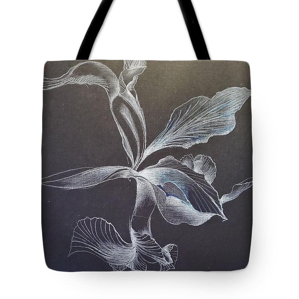 Black And White Drawing Tote Bag featuring the drawing Grace by Rosanne Licciardi