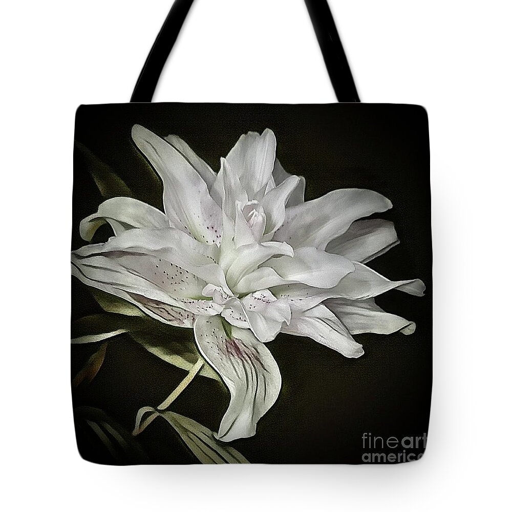 Art Tote Bag featuring the photograph Graceful Roselily by Jeannie Rhode