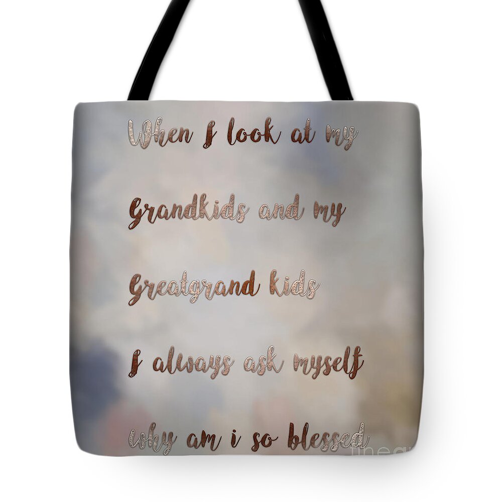 Grandkids Tote Bag featuring the photograph Grandkids by Jim Hatch