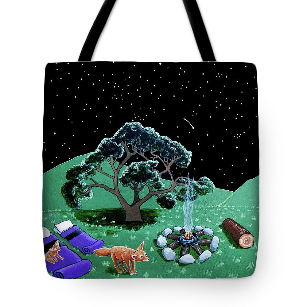 Art For Children Tote Bag featuring the painting Grandma Serafina Illustration Page 12 by Lorena Cassady