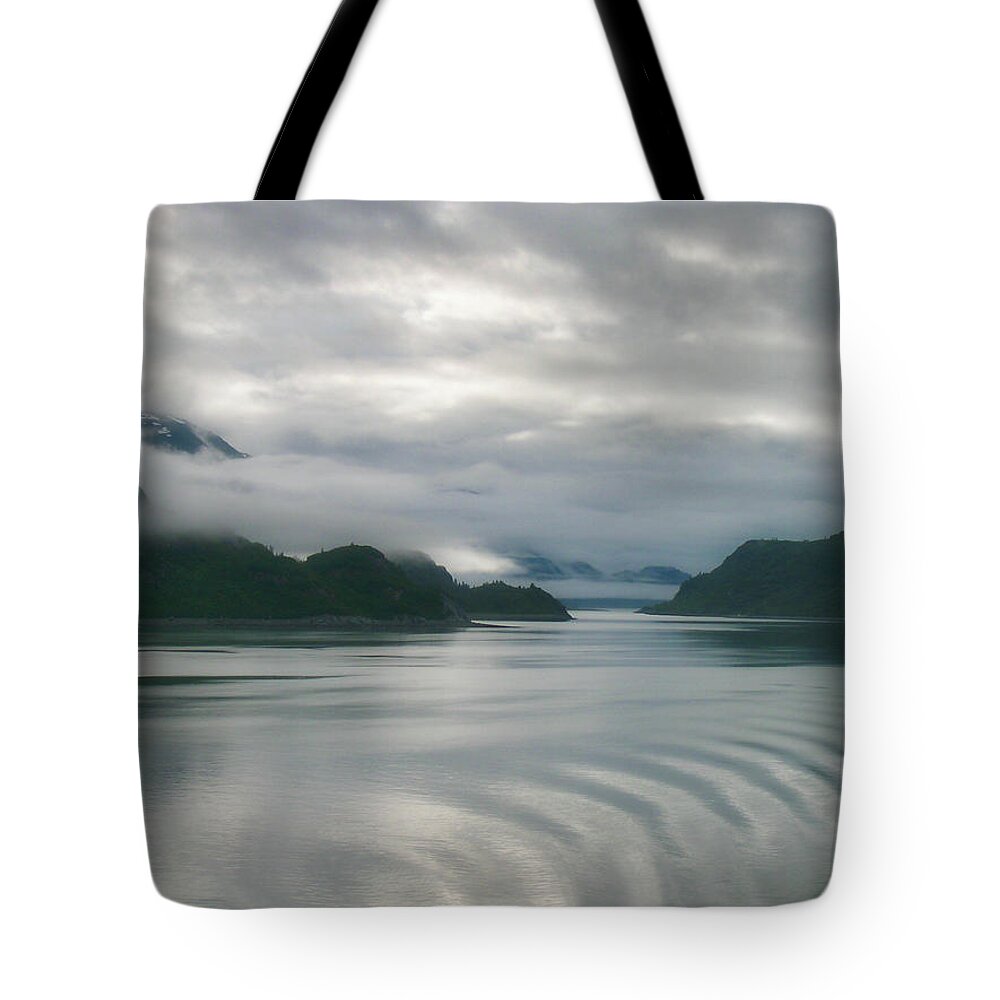 Alaska Tote Bag featuring the photograph Gray on Gray, Alaska by Segura Shaw Photography