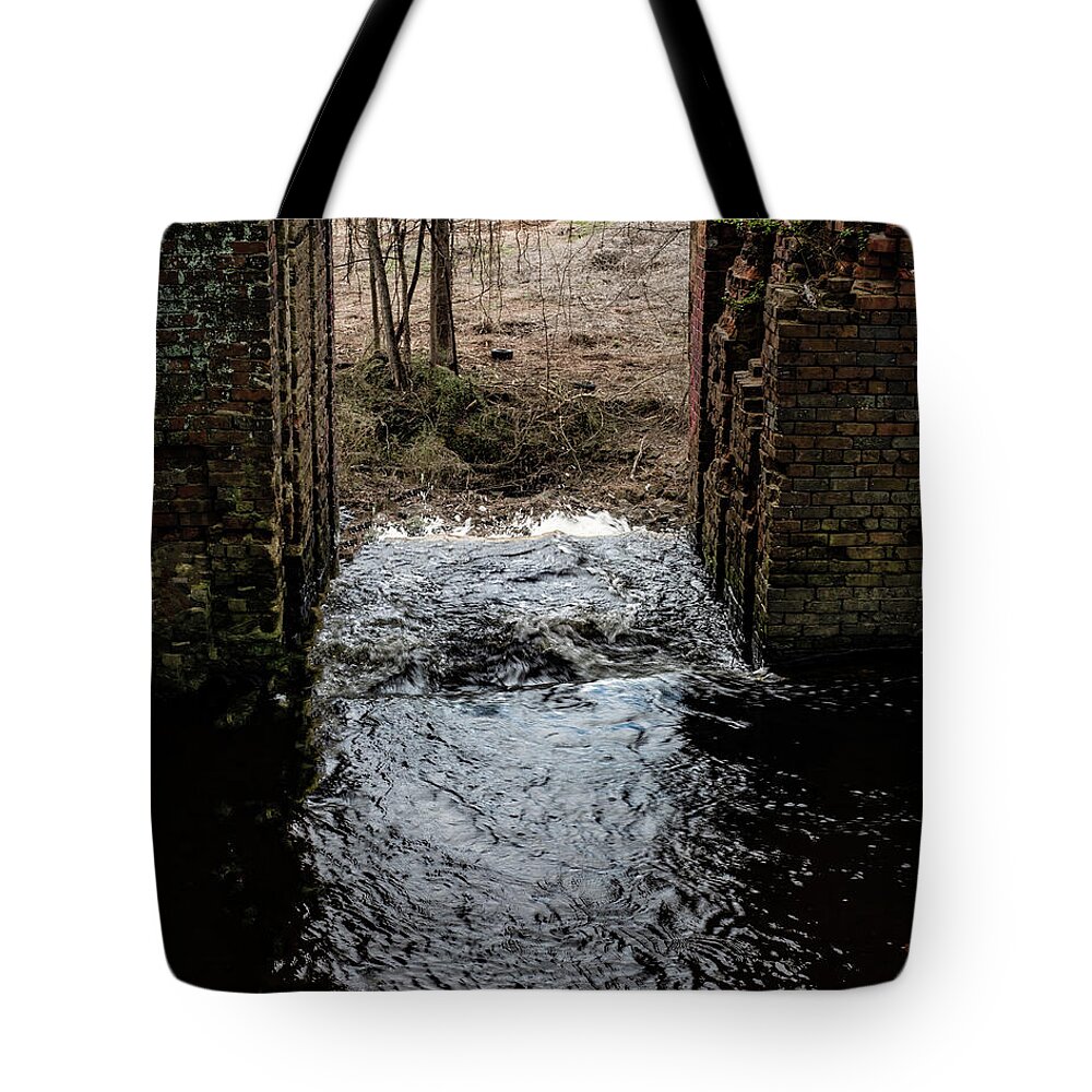Great Falls Tote Bag featuring the photograph Great Falls - Rockingham - 03 by Flees Photos