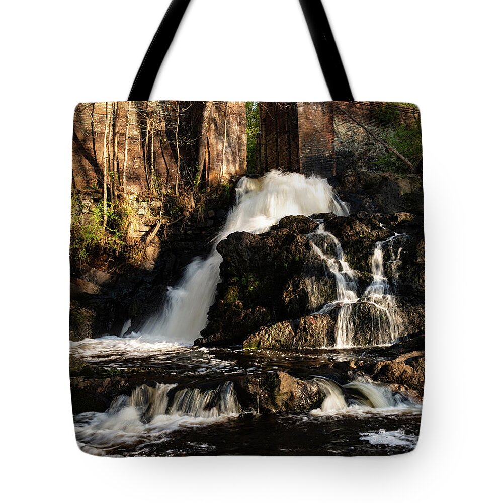 Great Falls Tote Bag featuring the photograph Great Falls Rockingham Revisited 2 by Flees Photos