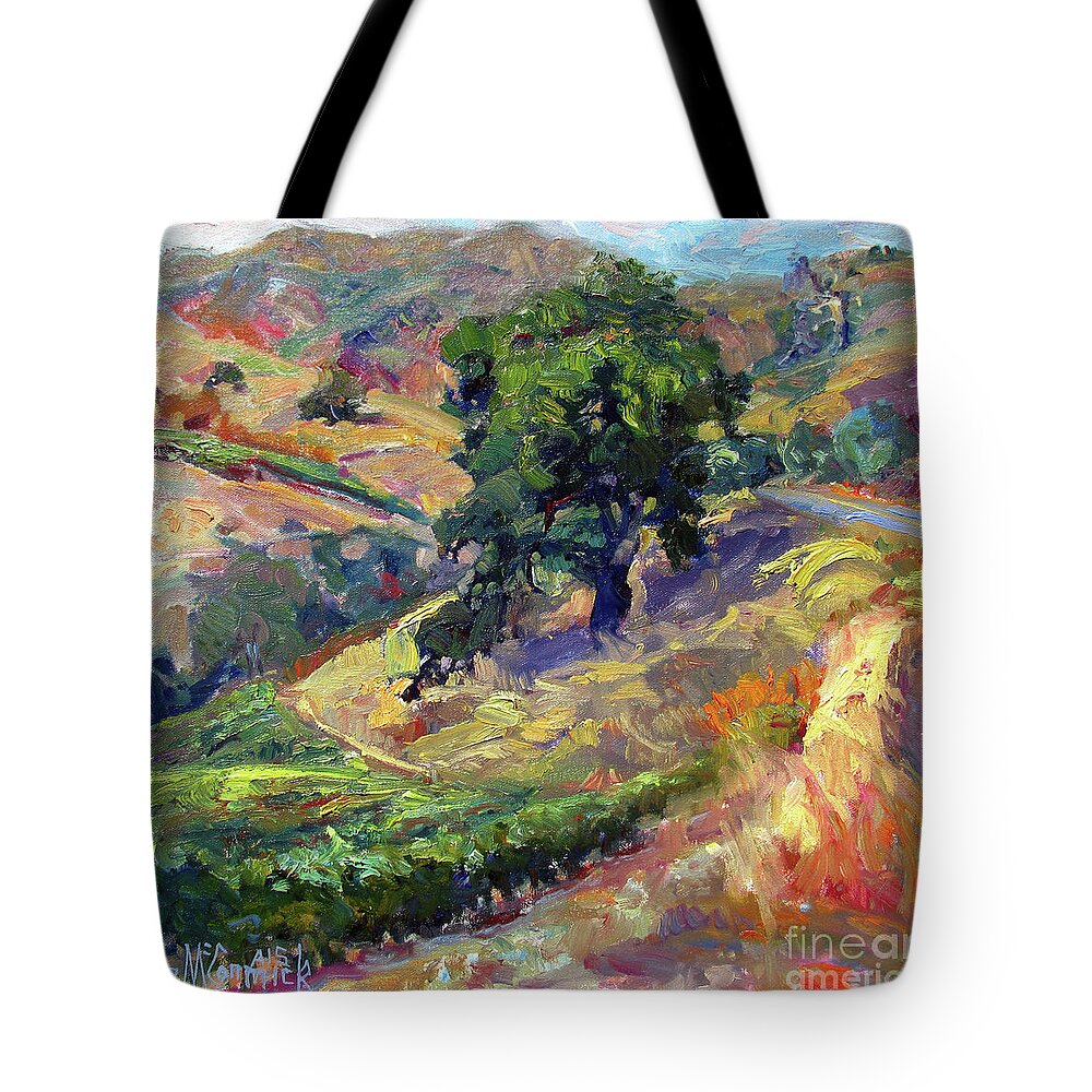 Tree Tote Bag featuring the painting Great Oak by John McCormick