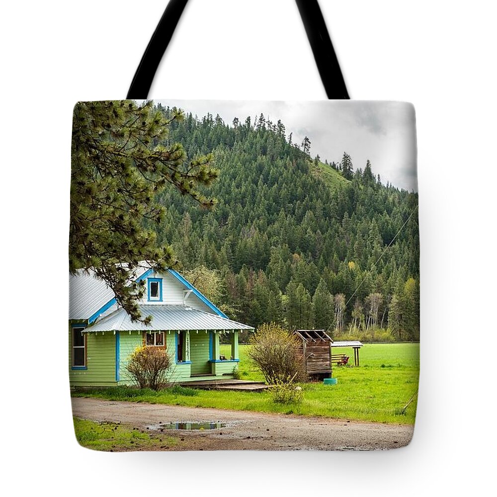 Green On Green Tote Bag featuring the photograph Green on Green by Tom Cochran