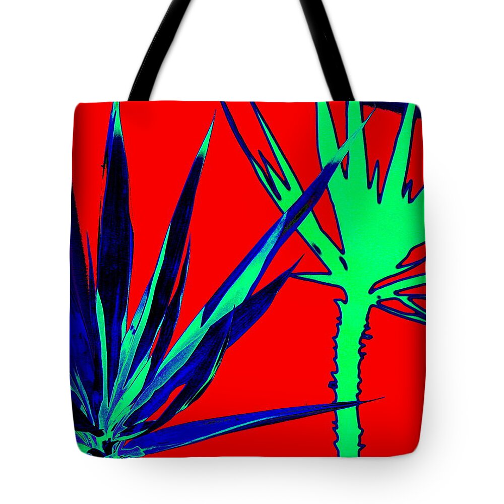 Green Tote Bag featuring the digital art Green Shadow by Larry Beat