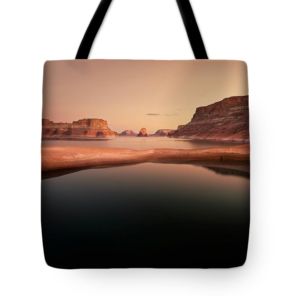 Gregory Butte Tote Bag featuring the photograph Gregory Butte by Peter Boehringer