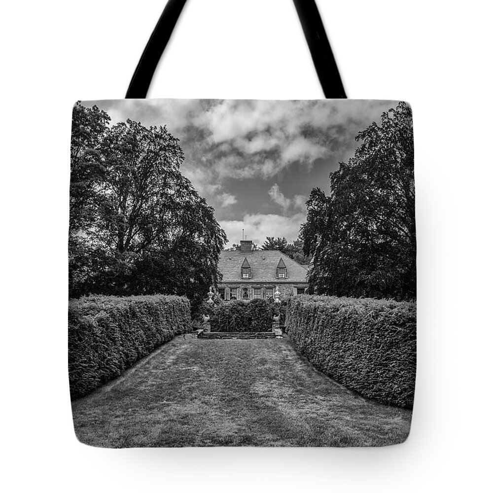 Grey Towers Tote Bag featuring the photograph Grey Towers in Pennsylvania by Alan Goldberg
