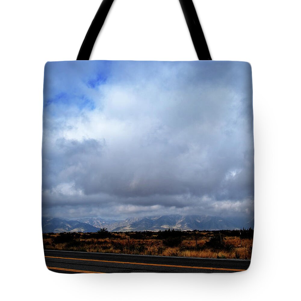 Mountains Tote Bag featuring the photograph Guadalupe Mountains by George Taylor