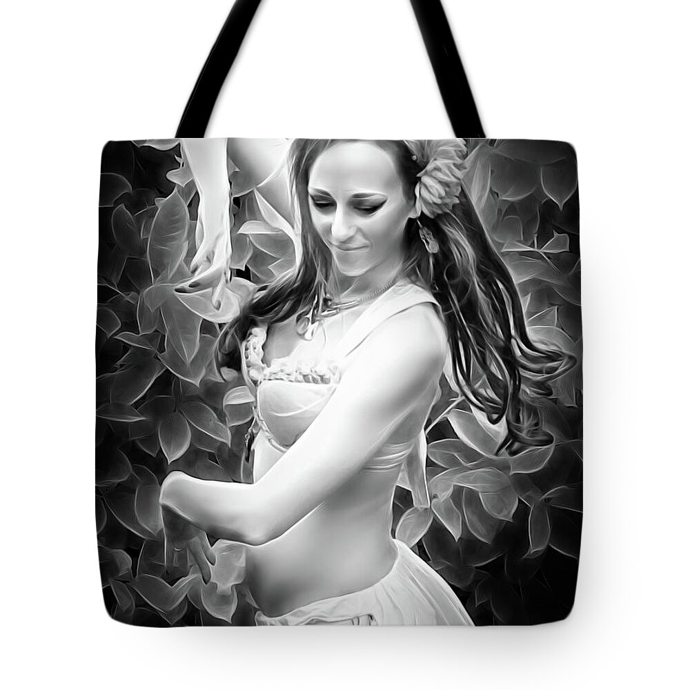 Gypsy Tote Bag featuring the photograph Gypsy Dancer by Jon Volden