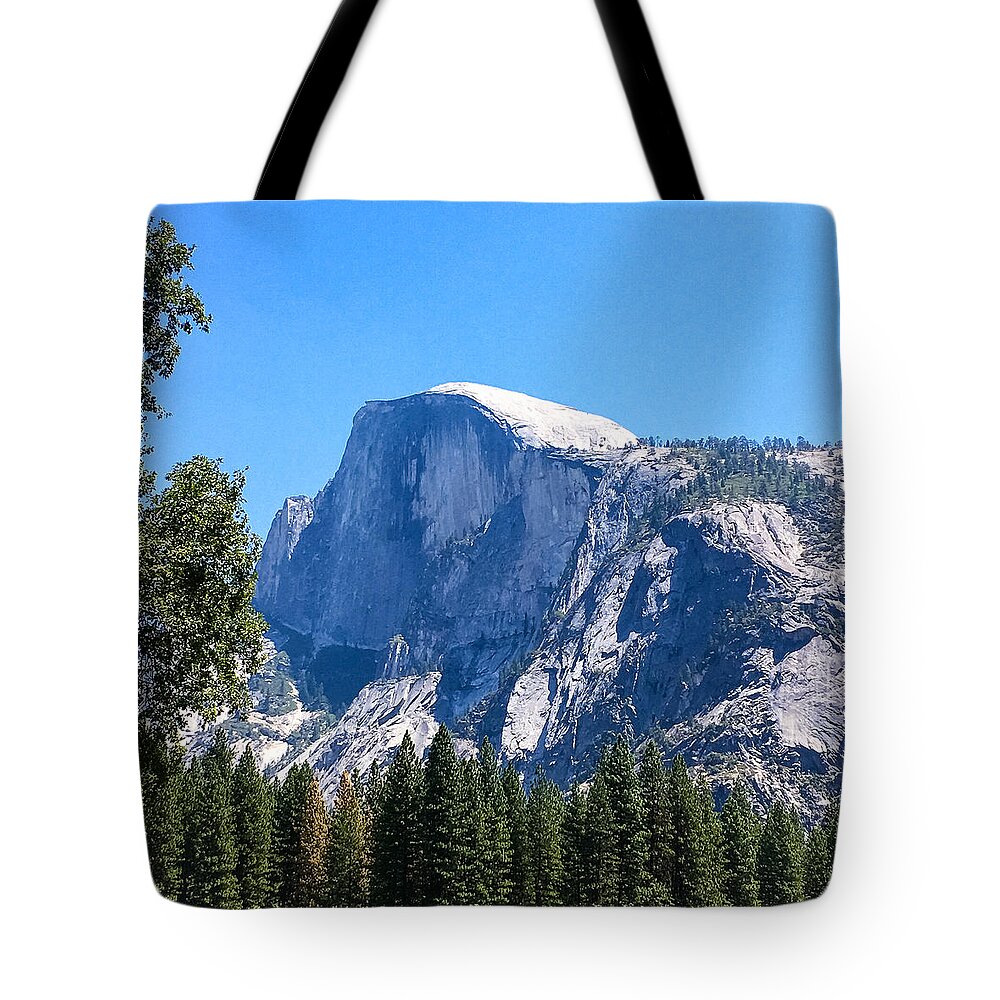 Yosemite Tote Bag featuring the photograph Half Dome by Grey Coopre