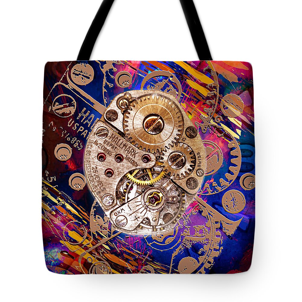 Movement Tote Bag featuring the digital art Hallmark - Clr by Anthony Ellis