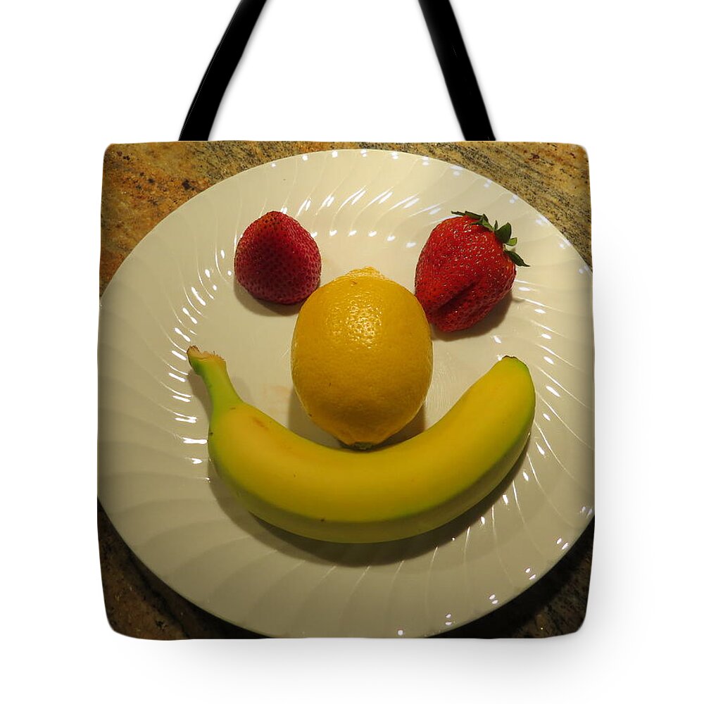 Fruit Tote Bag featuring the photograph Happy Fruit by Linda Stern