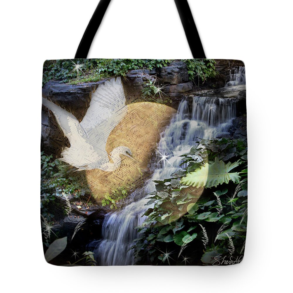 Bird Tote Bag featuring the photograph Harmony in Nature by Shara Abel