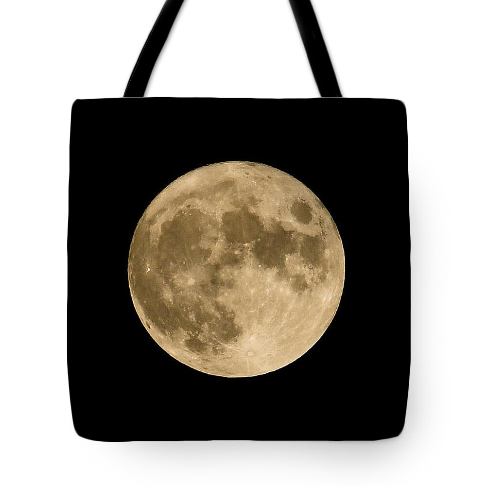 Photo Tote Bag featuring the photograph Harvest Moon by Evan Foster