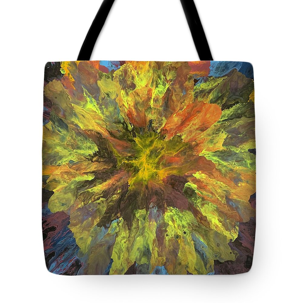 Harvest Tote Bag featuring the painting Harvest by Nicole DiCicco