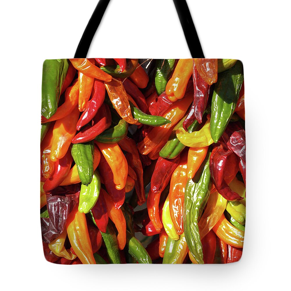 Fine Art Tote Bag featuring the photograph Hatch Chilis by Robert Harris