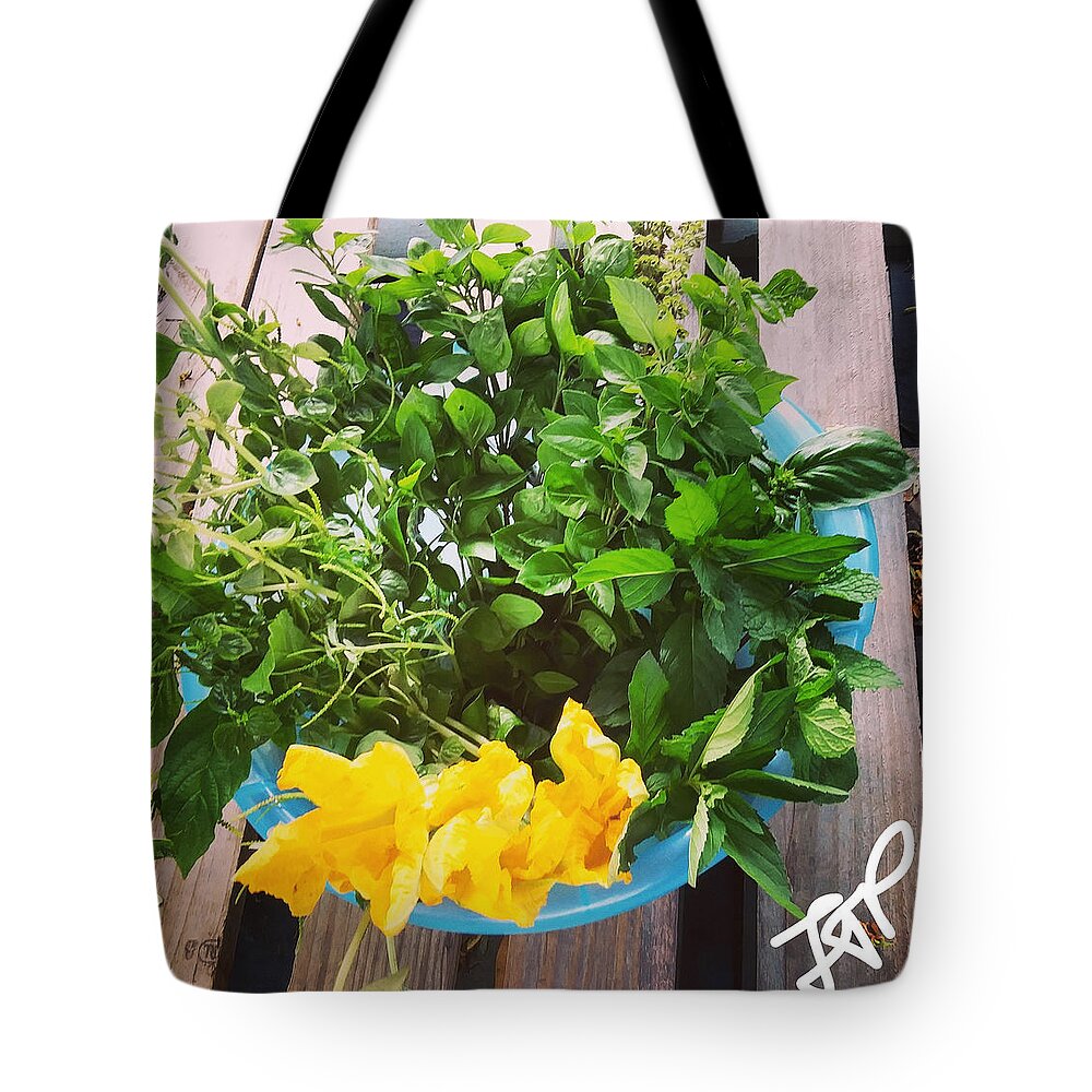 Food Tote Bag featuring the photograph Heal With Food by Esoteric Gardens KN