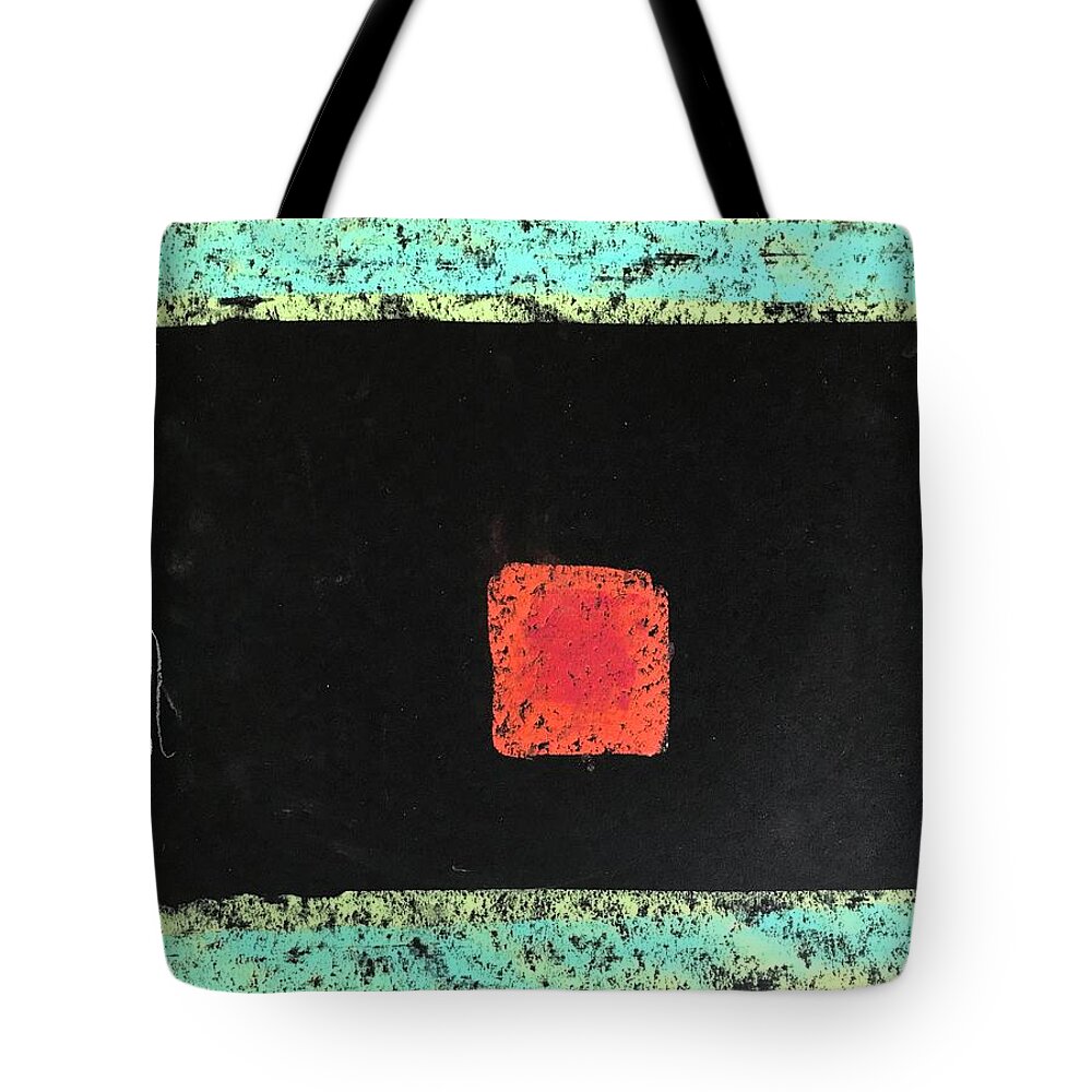 Color Field Tote Bag featuring the painting Healing Energy by Carol Berning