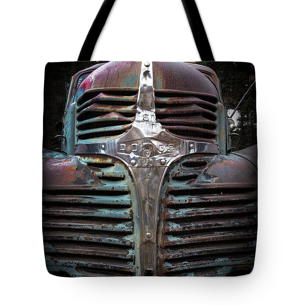 Old Tote Bag featuring the photograph Heavy Metal by Ron Weathers