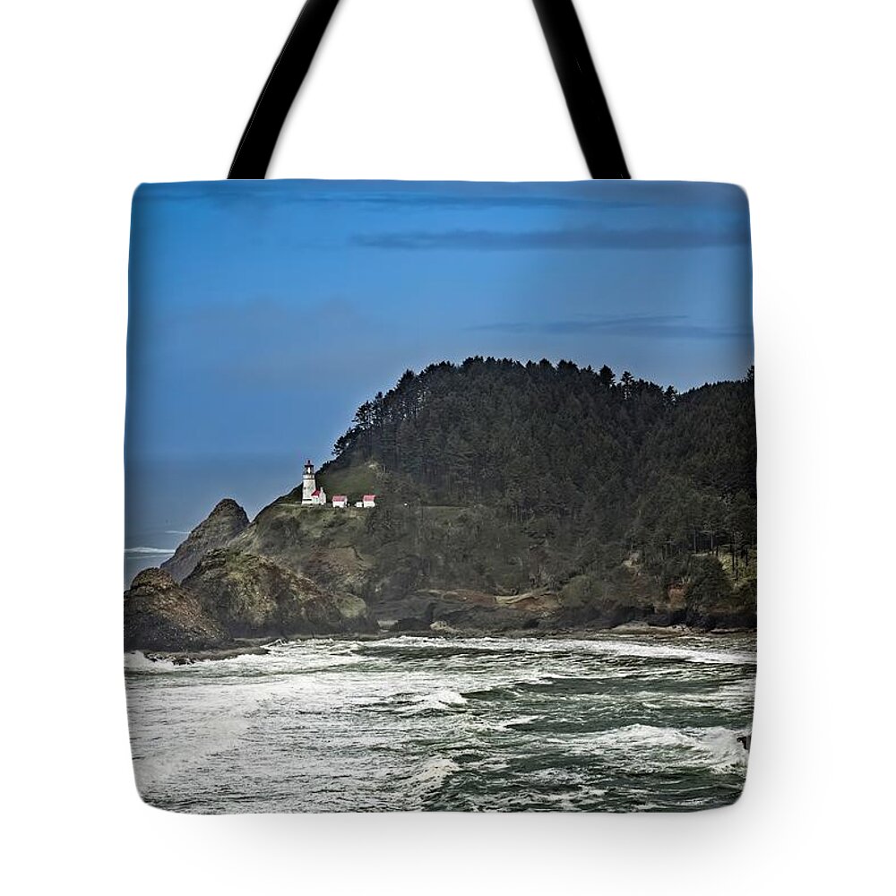 Jon Burch Tote Bag featuring the photograph Heceta Head Lighthouse by Jon Burch Photography
