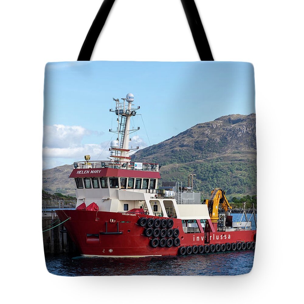 Ullapool Tote Bag featuring the photograph Helen Mary by Steev Stamford