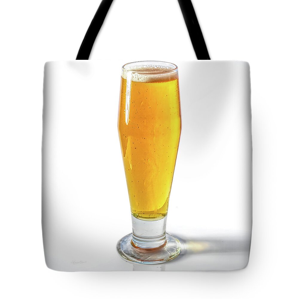 Helles Gold Tote Bag featuring the photograph Helles Gold by Sharon Popek