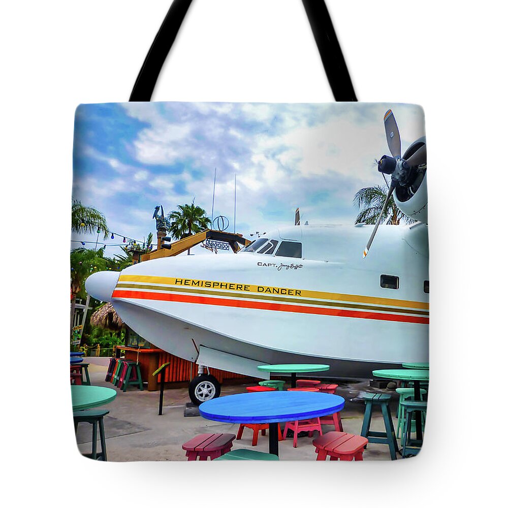 Hu-16 Albatross Tote Bag featuring the photograph Hemisphere Dancer by Anthony Sacco