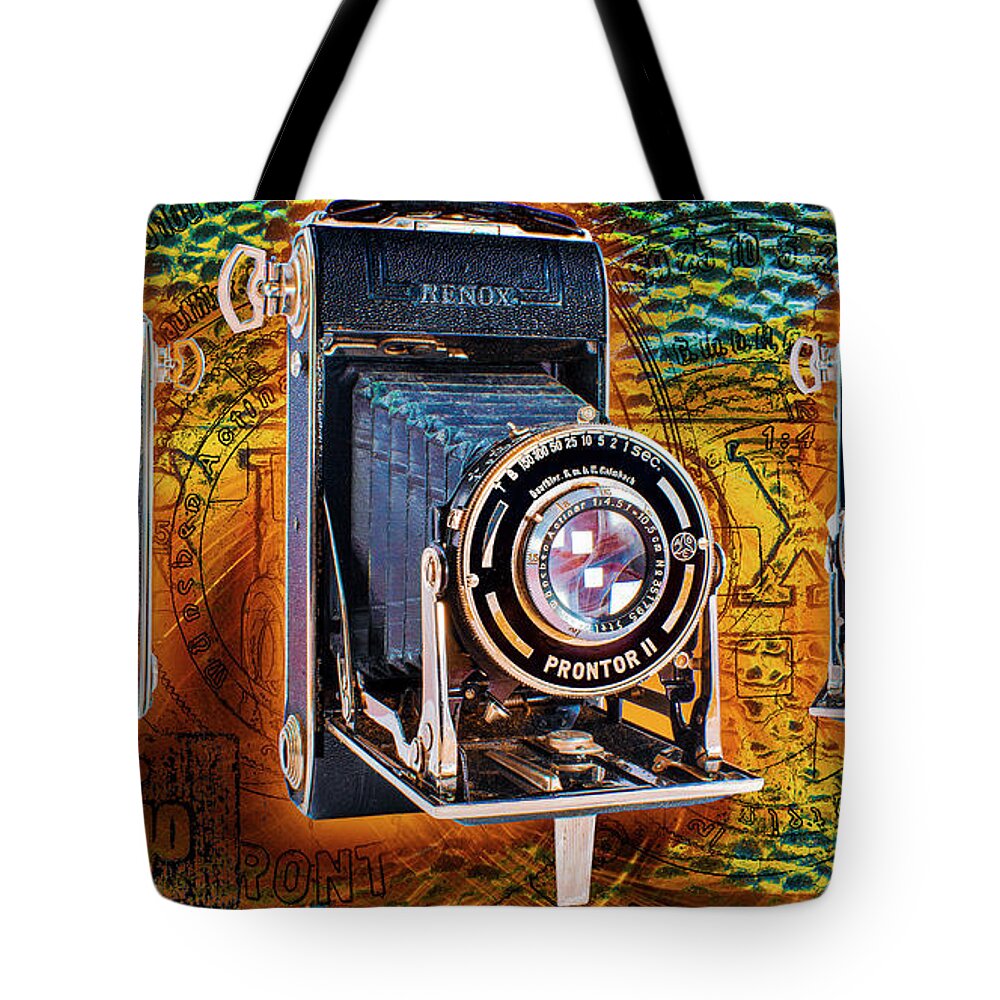 Kodak Tote Bag featuring the digital art Herlango Renox by Anthony Ellis