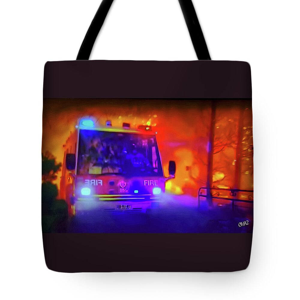 Life Saving Tote Bag featuring the photograph Heroes 2 by CHAZ Daugherty