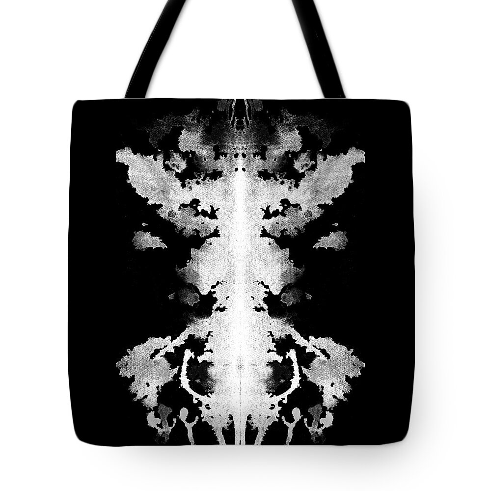 Abstract Tote Bag featuring the painting Hidden Hurts by Stephenie Zagorski